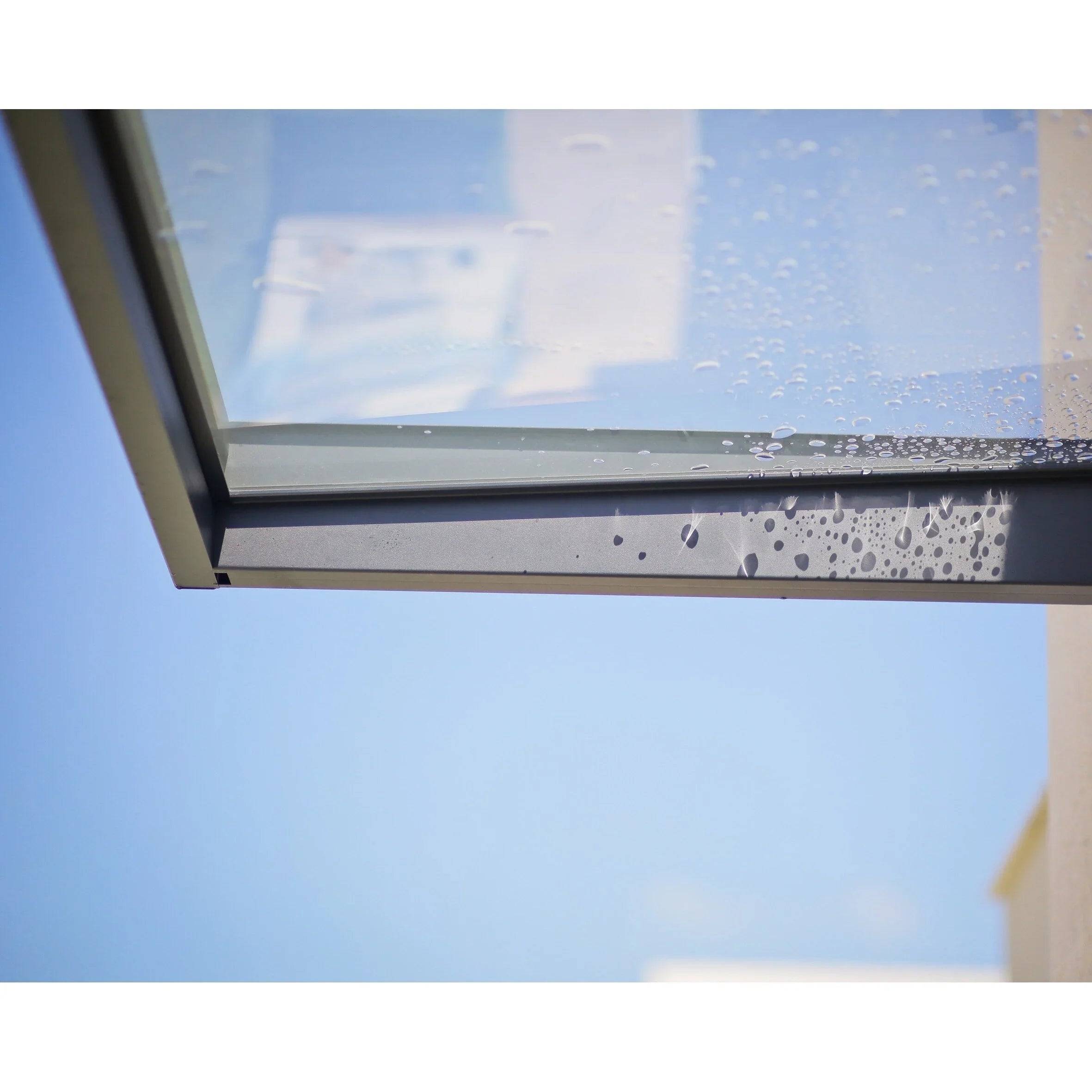 Sophia 3 ft. Grey Clear Door and Window Awning – Image 8