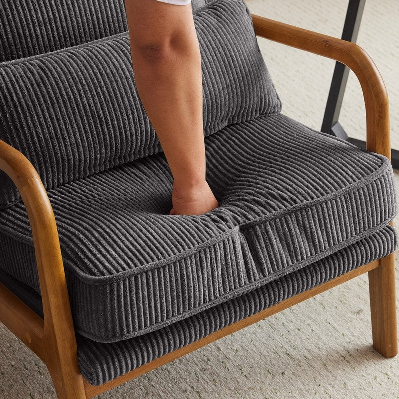 Mid Century Modern Upholstered Accent Chair – Image 63
