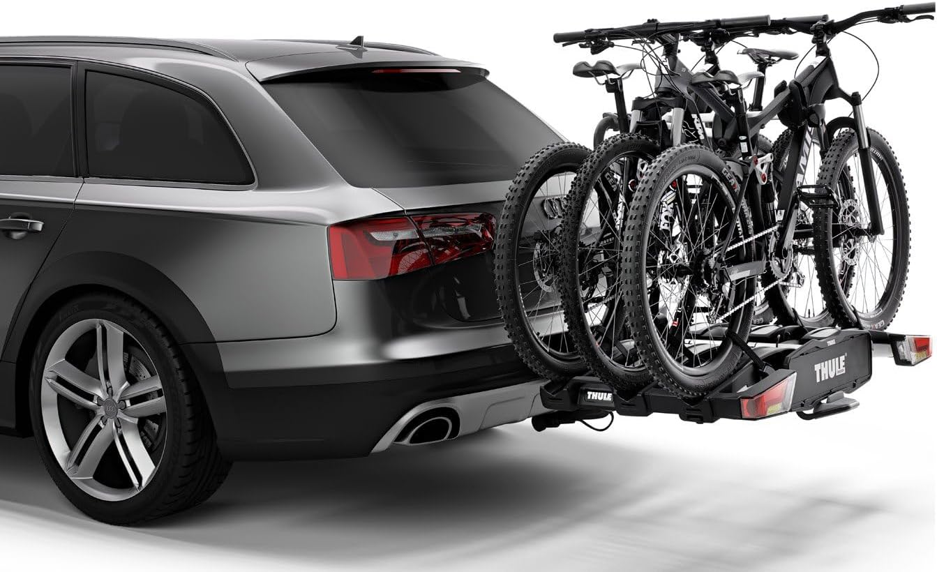 Thule EasyFold XT Porte-Vélos, Porte-Vélos sur Attelage Black/Aluminum 2 Bikes – Image 17
