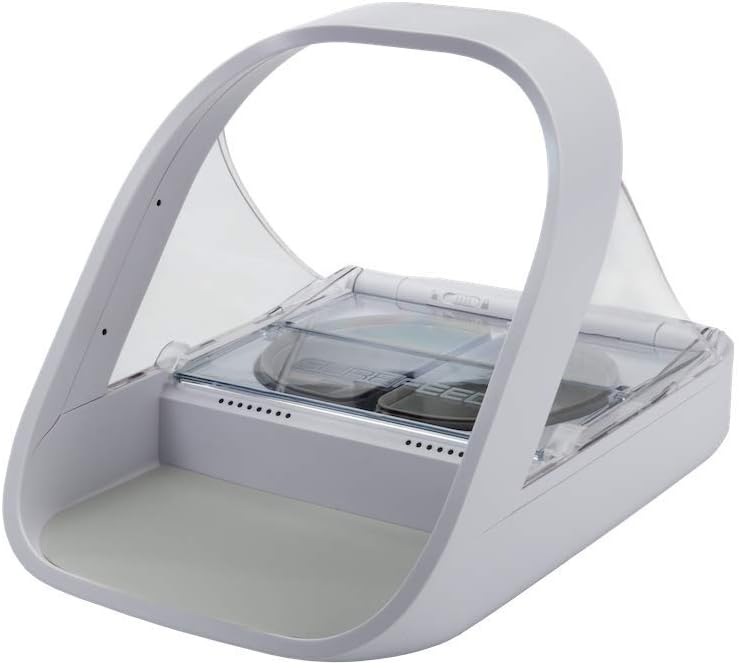 Sure PetCare | Distributeur de Nourriture Connect à Puce électronique SureFeed, Compatible avec Les médaillons d'identification par radiofréquence, contrôle par Application Mobile, Blanc – Image 5