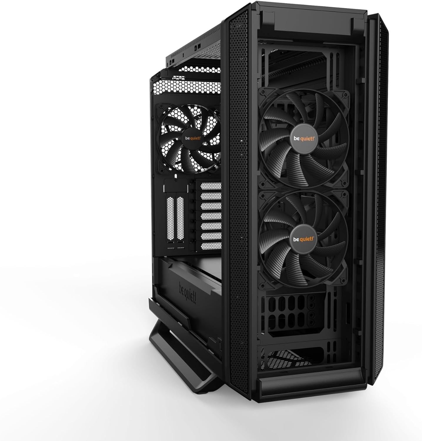 be quiet! Boîtier PC Silent Base 802 Black, 3 Ventilateurs Pure Wings 140 mm, 2 capots supérieurs et Avant interchangeables, Plateau de Carte mère découplé – Image 5