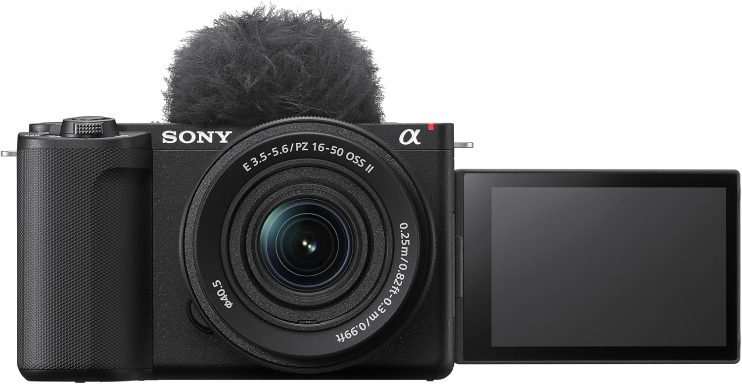 ZV-E10 II | Appareil Hybride à objectifs interchangeables APS-C avec 16-50 mm f/3.5-5.6 (Vidéo 4K60p 4:2:2 10 Bits, 26 MP, Stab. Digitale, Eye AF en Temps réel)