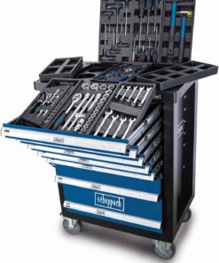 Scheppach Servante d'atelier Toute équipée TW1100-70 Outils - 4 roulettes - verrouillable et Mobile - 7 tiroirs