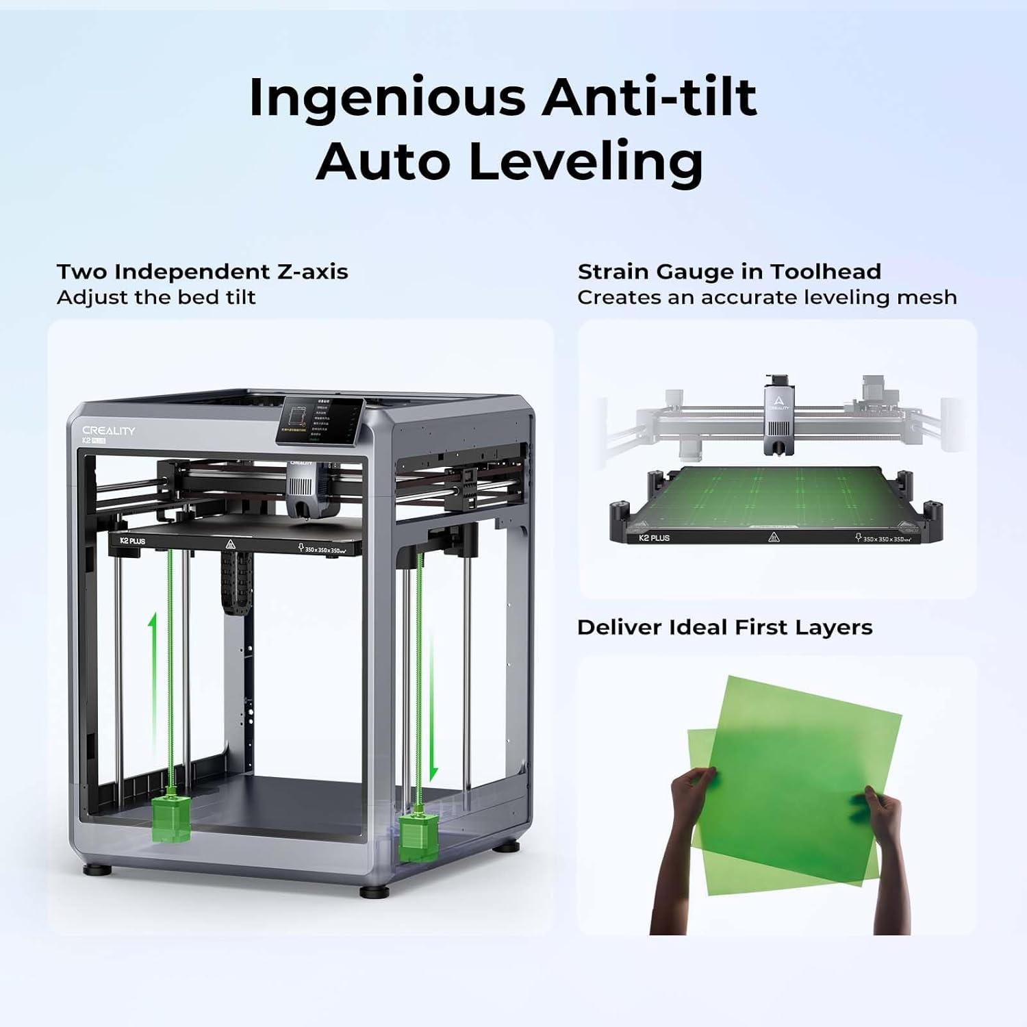 Creality K2 Plus Combo Imprimante 3D avec boîtier intelligent à filament CFS, double caméra AI, 600 mm/s impression haute vitesse, zone d'impression 350 x 350 x 350 mm – Image 4