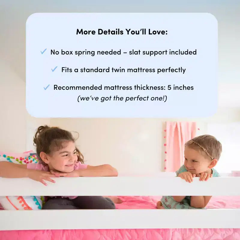 Max & Lily Solid Wood Bunk Bed, Twin over Full with Storage Trundle and Ladder for Kids – Image 12