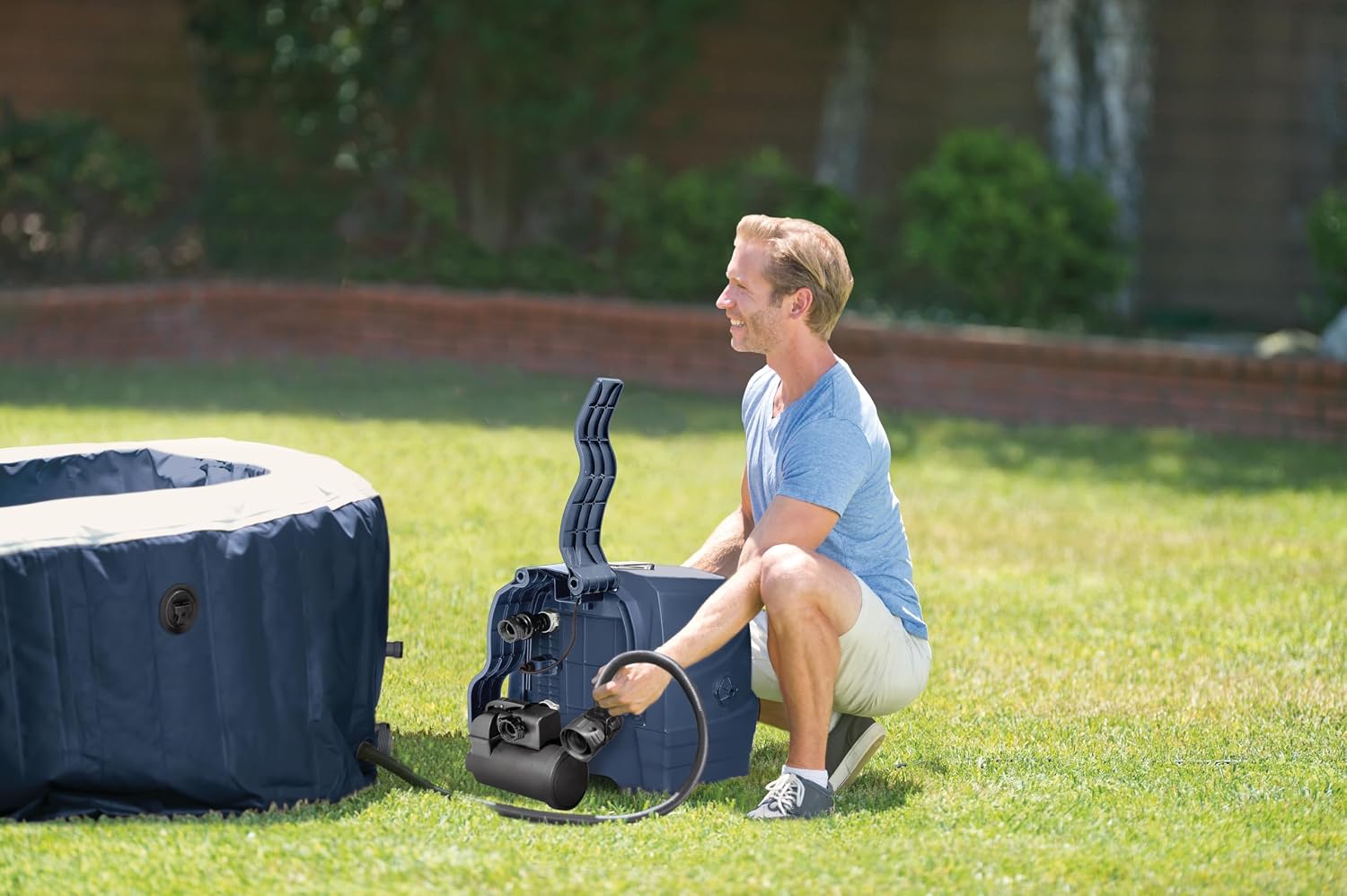 Intex - 28430NP - Pure Spa Blue Navy 4 Places – Image 4
