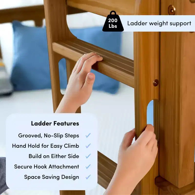 Max & Lily Full over Full Bunk Bed with Trundle Bed – Image 23