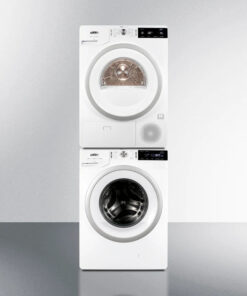 Summit 24 Washer/Heat Pump Dryer Combination Complete Laundry Station