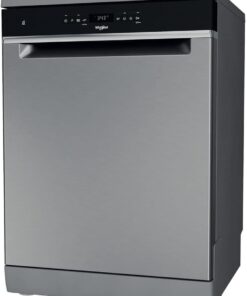 Whirlpool Lave-vaisselle, couleur inoxydable, grande capacité – WFO 3T141 X
