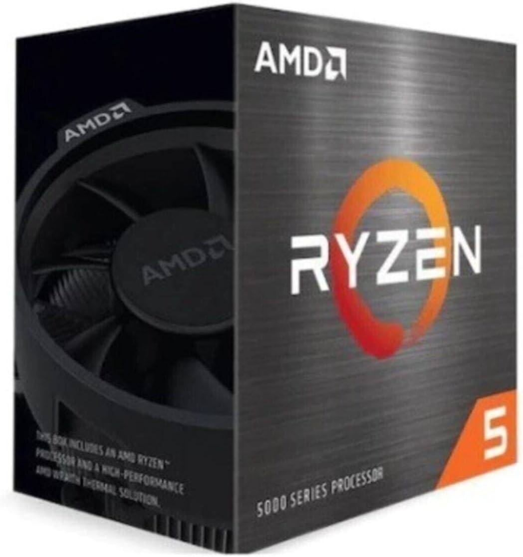AMD Ryzen 5 5600X Processeur (6 Coeurs/12Threads, 65W TDP, Socket AM4, Cache 35Mo, jusqu'à 4.6 GHz Fréquence Boost, Ventilateur wraith Stealth) – Image 2