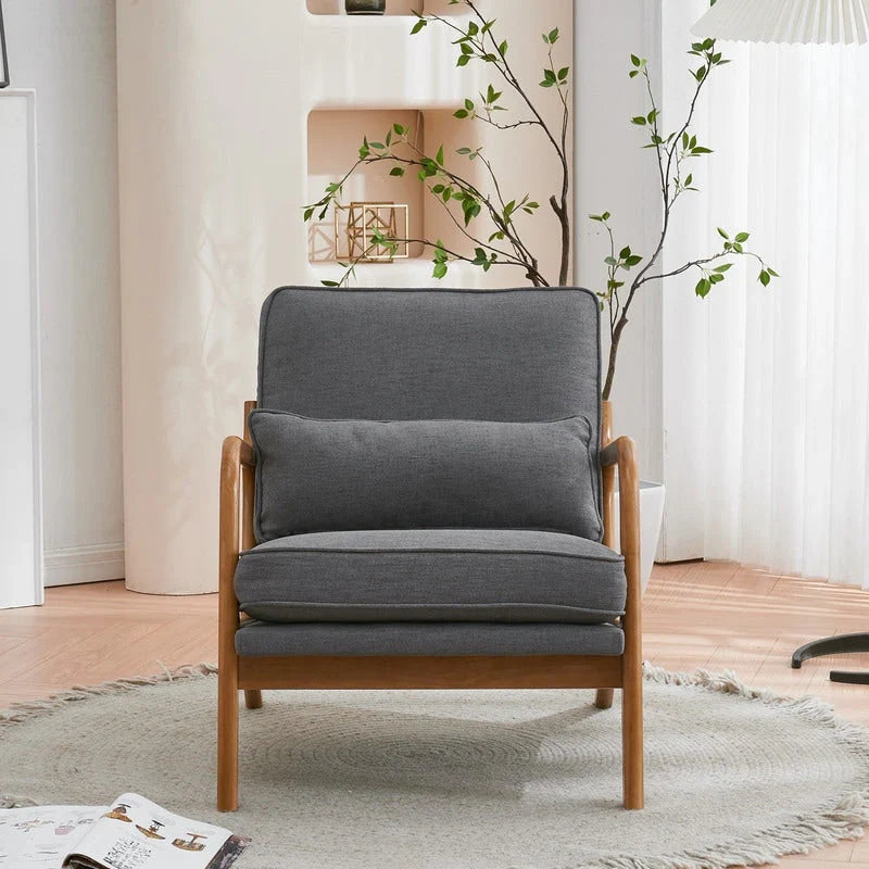 Mid Century Modern Upholstered Accent Chair – Image 51