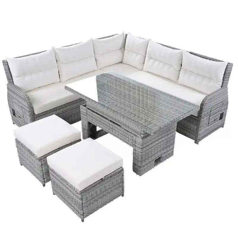 Outdoor Furniture Set Patio Rattan Furniture Set – Image 16
