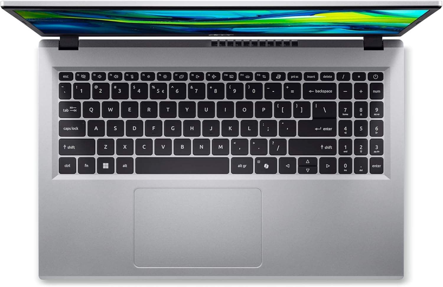 Acer Aspire Go 15 AG15-32P-37MG, Ordinateur Portable 15,6'' Full HD LCD (Core 3-N355, RAM 8 Go, SSD 512 Go,Graphics, Windows 11 Home), Argent, Clavier Français AZERTY – Image 3