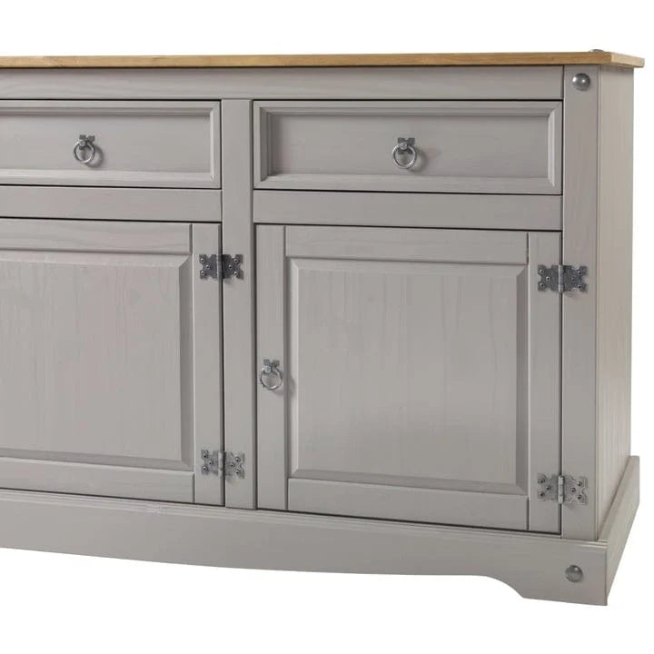 65 Wood Buffet Sideboard Farmhouse - Corona Collection – Image 18