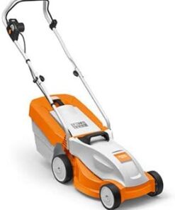 Stihl Tondeuse électrique légère RME 235 1,2 kW 13 kg Largeur de coupe 33 cm Avec ramassage d'herbe de 30 litres, indicateur de niveau inclus