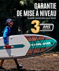 Alternative view of ZLX Paddle Gonflable Adulte 2 Place Stand up Paddle Gonflable avec Accessoires Sup Board pour Les Adolescents et Les Adultes de Tous Les Niveaux de compétence, Kayak/Bateau avec siège 10'6 x 33