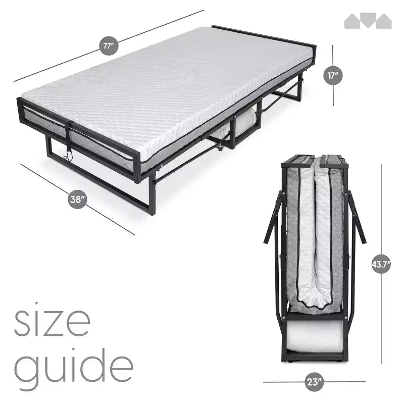 Milliard Deluxe Presidential Folding Bed with Mattress – Image 3