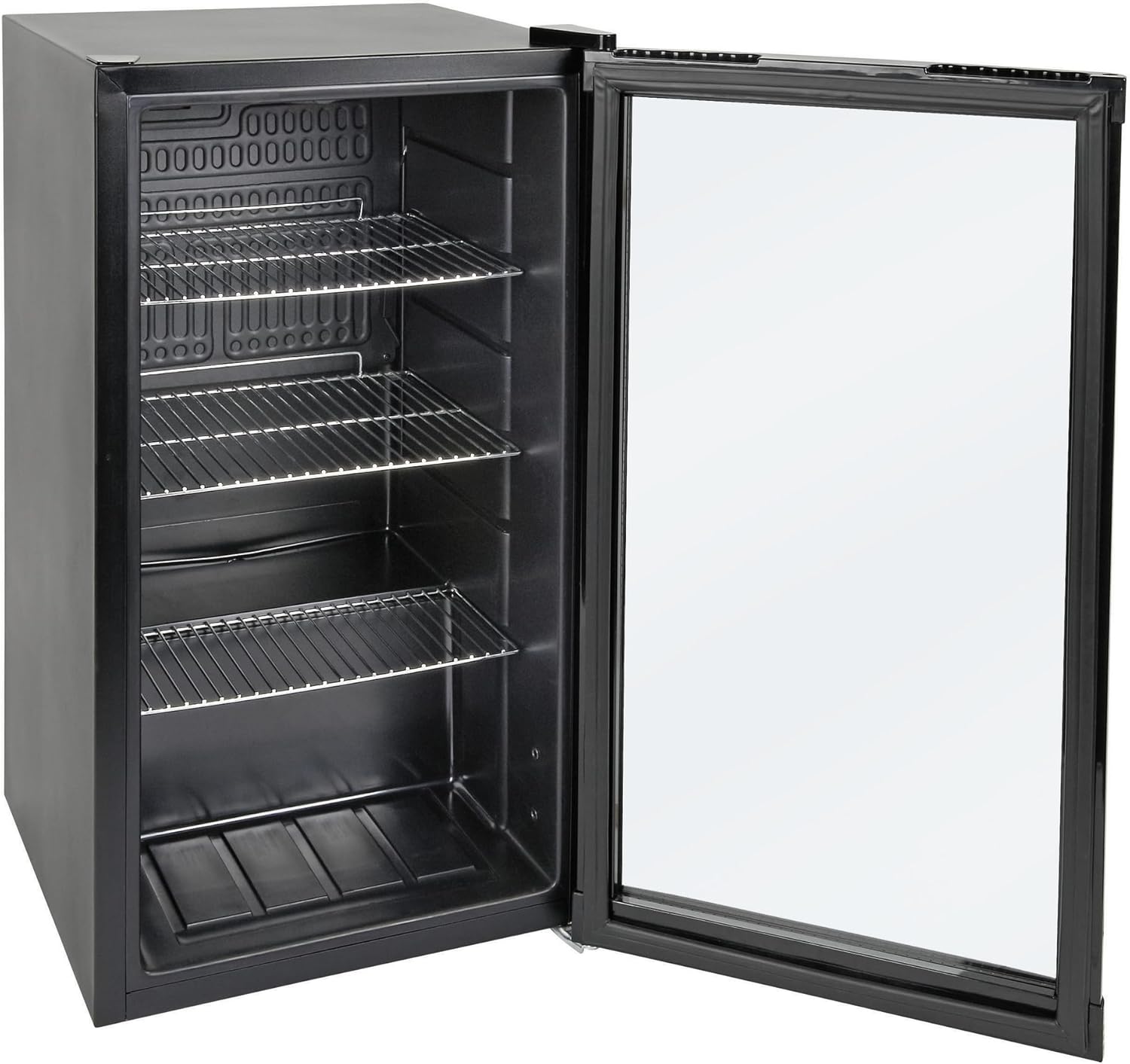 METRO Professional Réfrigérateur à boissons GPC1088, métal/verre, 43 x 49 x 83 cm, 88 L, réfrigération statique, noir – Image 5