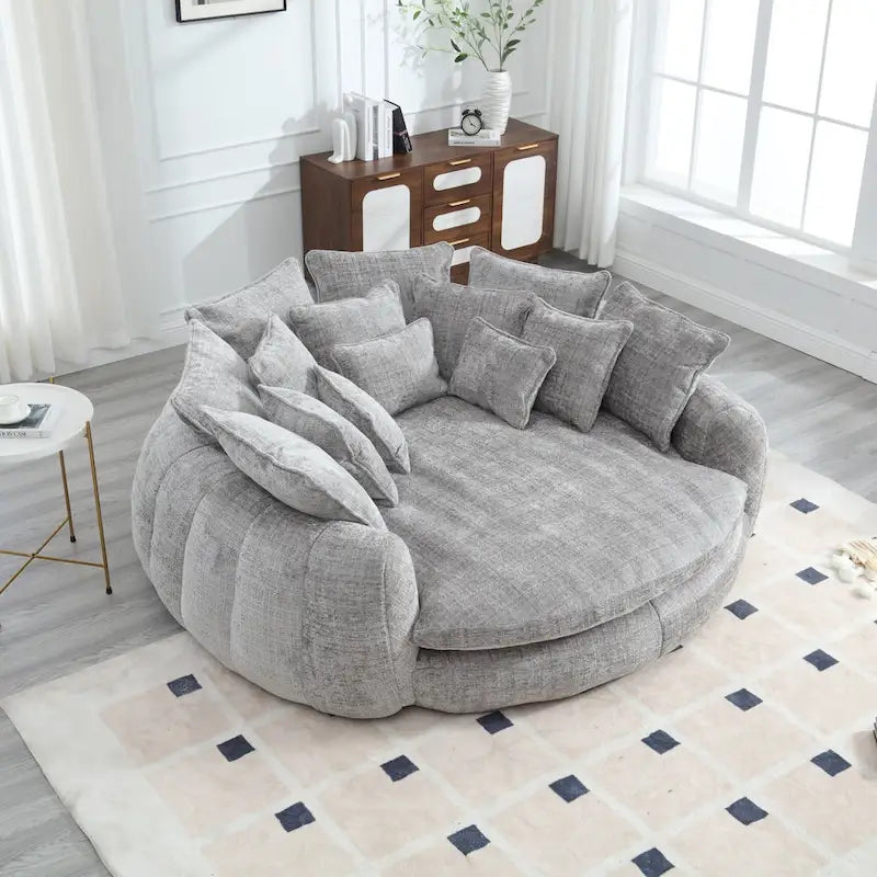 Comfortable Double Loaf Sofa Bed, Oversized Sofa Bed with Armrests – Image 47