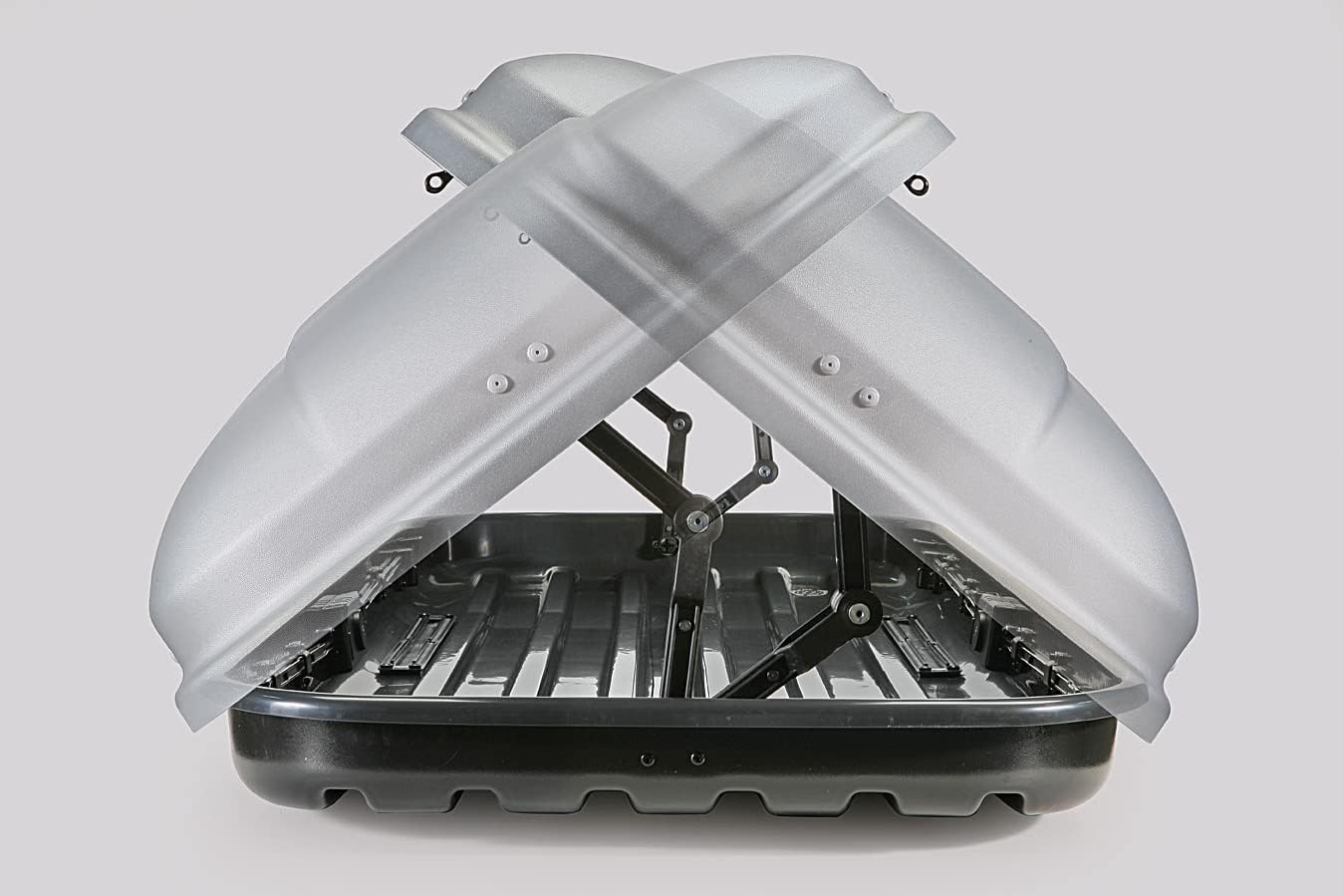 Farad Coffre de Toit Marlin 400L Noir - Double Ouverture Latérale, Homologation TÜV-GS, Garantie 5 Ans - Serrures centralisées sur 3 Points avec clés de sécurité - Résistant aux Rayons UV – Image 5