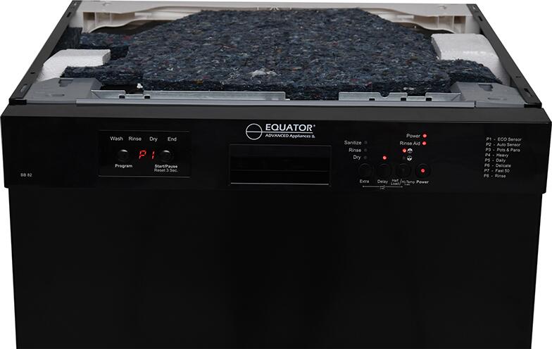 Equator 24'' Built In Dishwasher 14 Place Settings Front Control – Image 3
