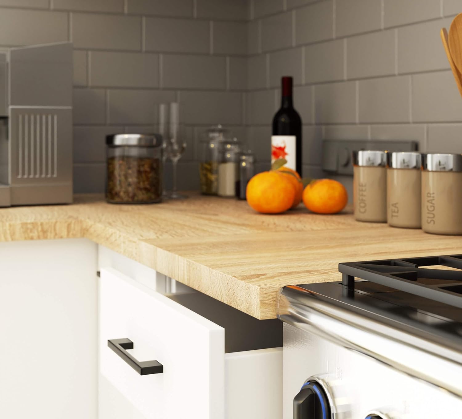 AKORD Armoires de Cuisine Olive Spacieux Robuste pour Tout Design pour Une Petite Cuisine pour Une kitchenette dans Le Cadre d'un Ensemble – Image 6