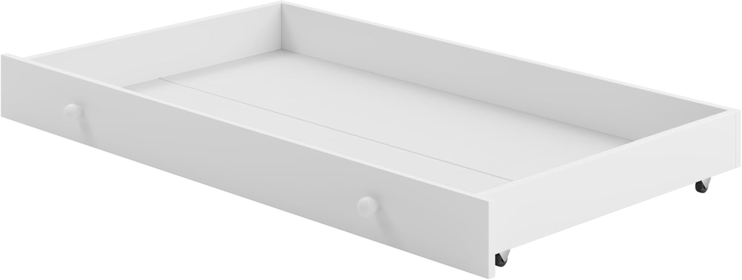 KOBI Lit Enfant LUK avec Matelas, Blanc | pour Chambres d'enfants | pour Un garçon et Une Fille | Lit Bebe pour Enfants | (avec tiroir, 140x70) – Image 8