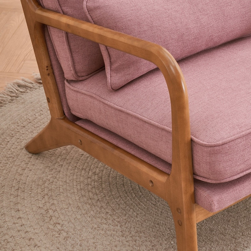 Mid Century Modern Upholstered Accent Chair – Image 52