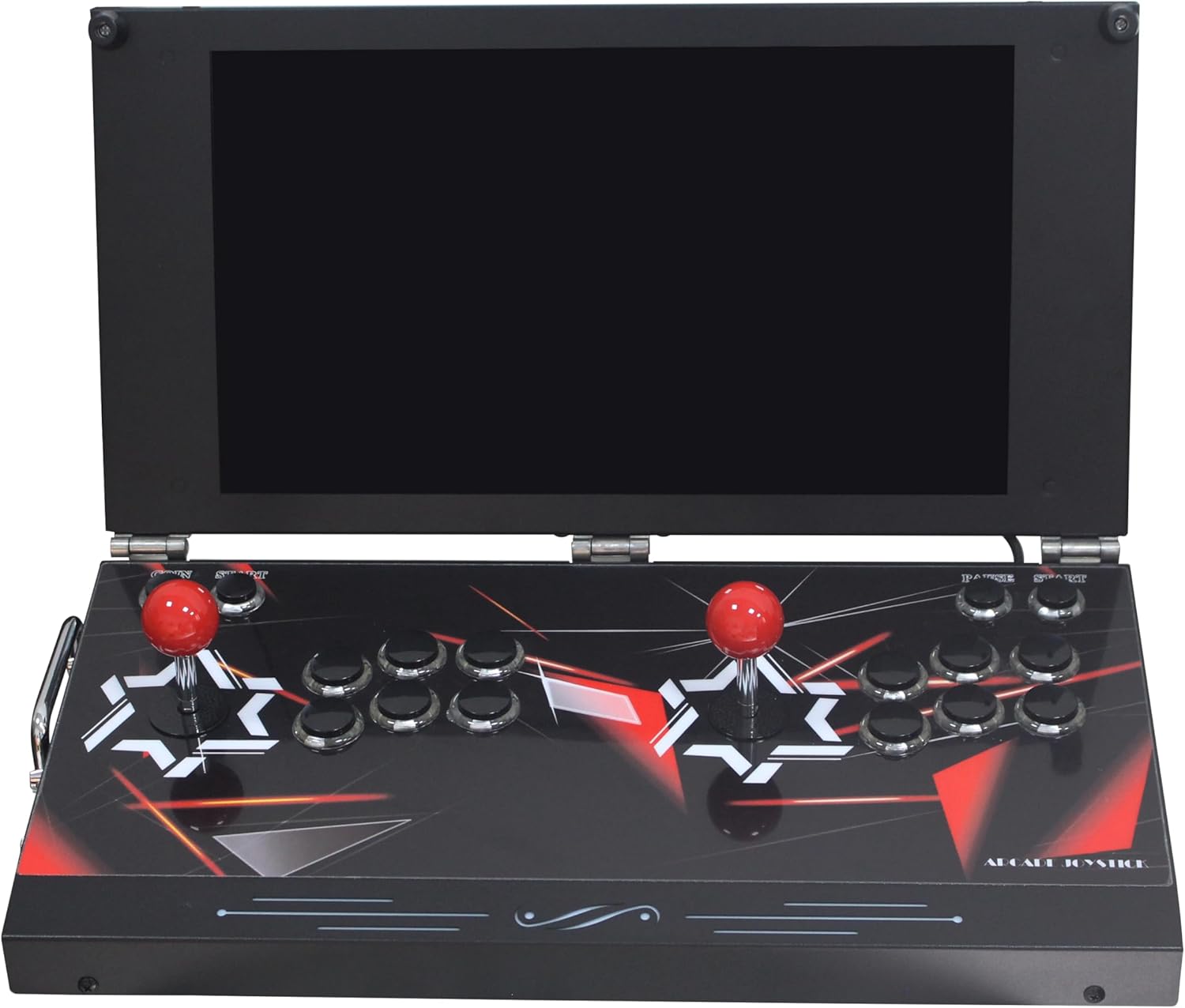26800 en 1 Portable Arcade Game Console Portable 17.5 Pouces Écran HD Double Joueurs 3D Box DX, Rétro Video Game Machine Recherche/Cacher/Enregistrer/Charger/Pause Jeux – Image 2