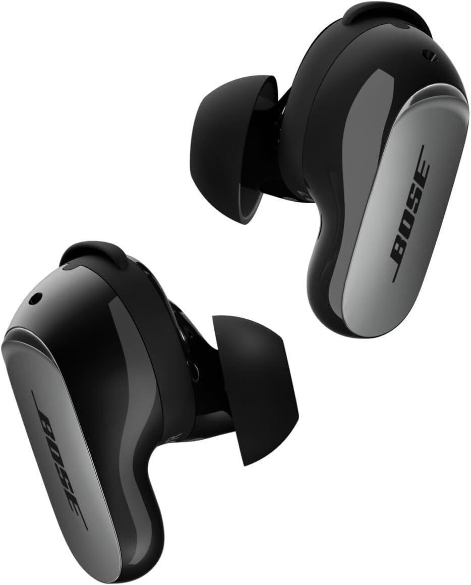 Nouveauté QuietComfort Ultra Écouteurs (2e génération), écouteurs sans Fil à réduction de Bruit, Jusqu’à 6 Heures d’autonomie, Indice de Protection IPx4, Son immersif, Basses Profondes, Noir