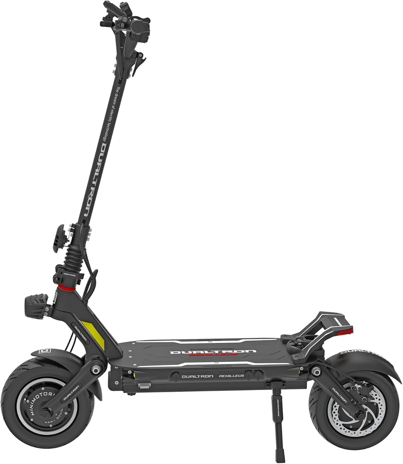 Minimotors - Trottinette Electrique Adulte Dualtron New Achilleus 2024-60V 35Ah, 2 Moteur 1400W, Autonomie jusqu'à 120km, 25km/h, Rapide puissante et Confortable, Noire – Image 3