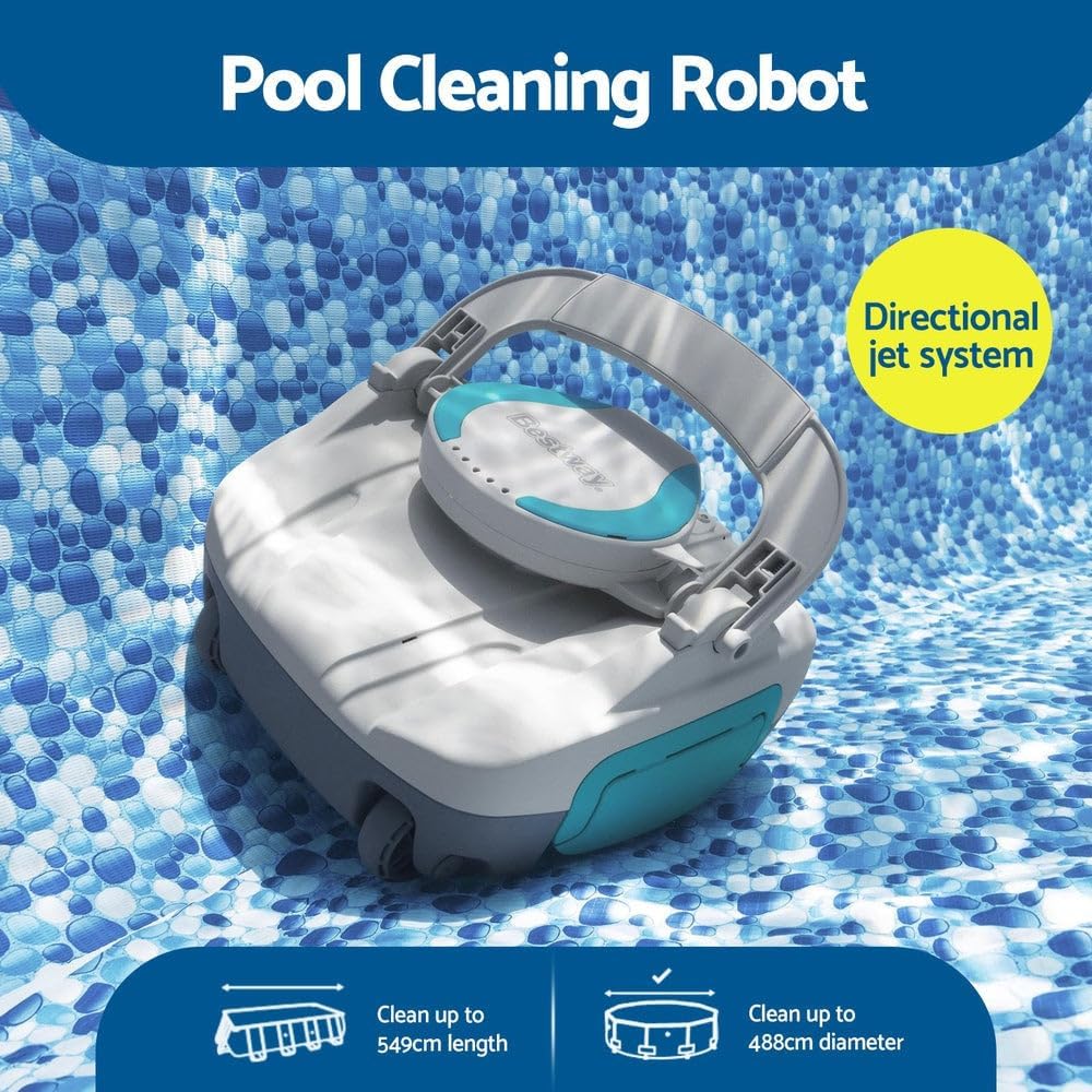 Bestway Robot aspirateur de Piscine Automatique AquaTronix G100-27 cm x 24,4 cm x 15,5 cm - Gris/Vert – Image 4