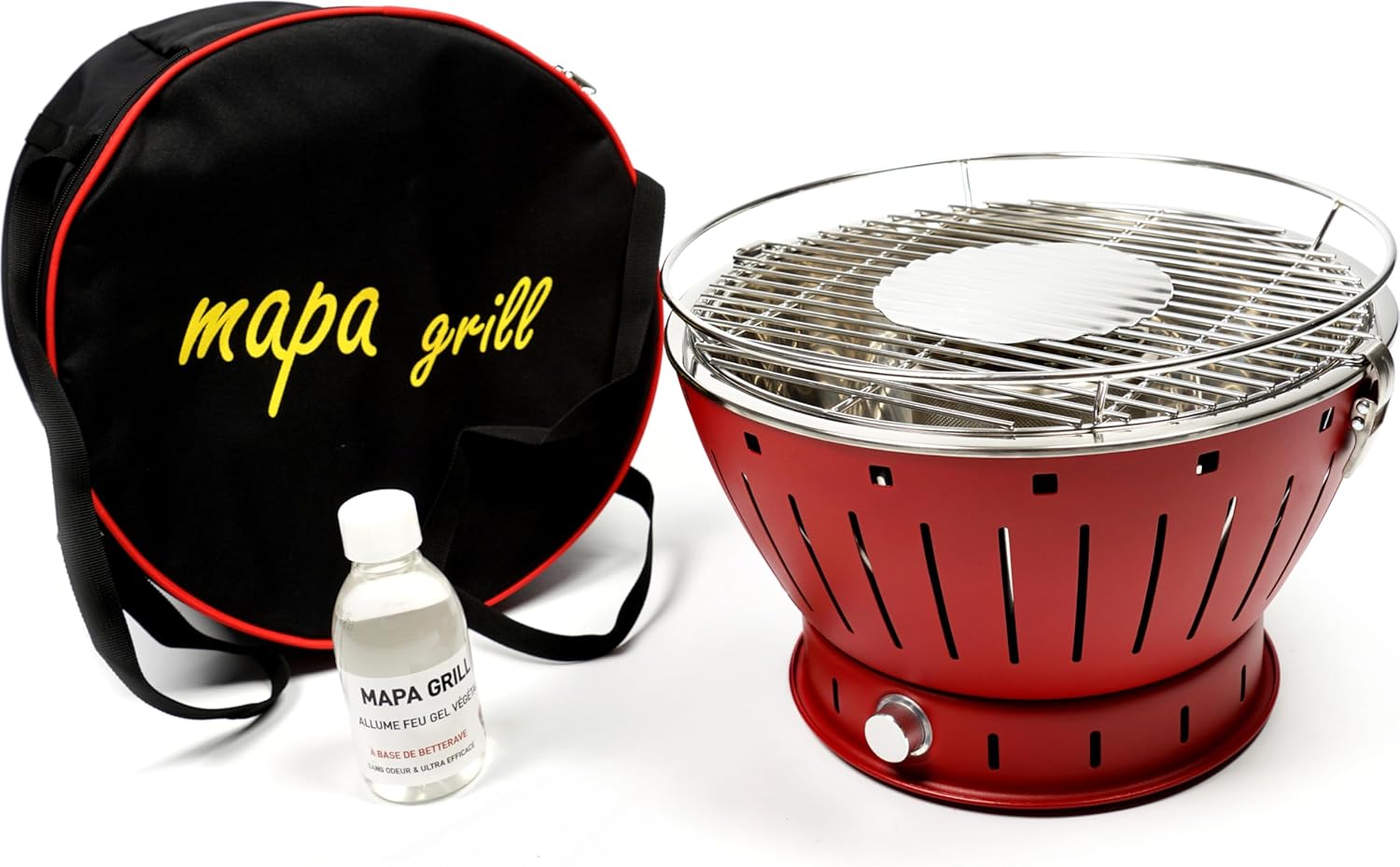 Barbecue portable Mapa Grill - Charbon de bois - Sans fumée - 35cm de diamètre – Image 2