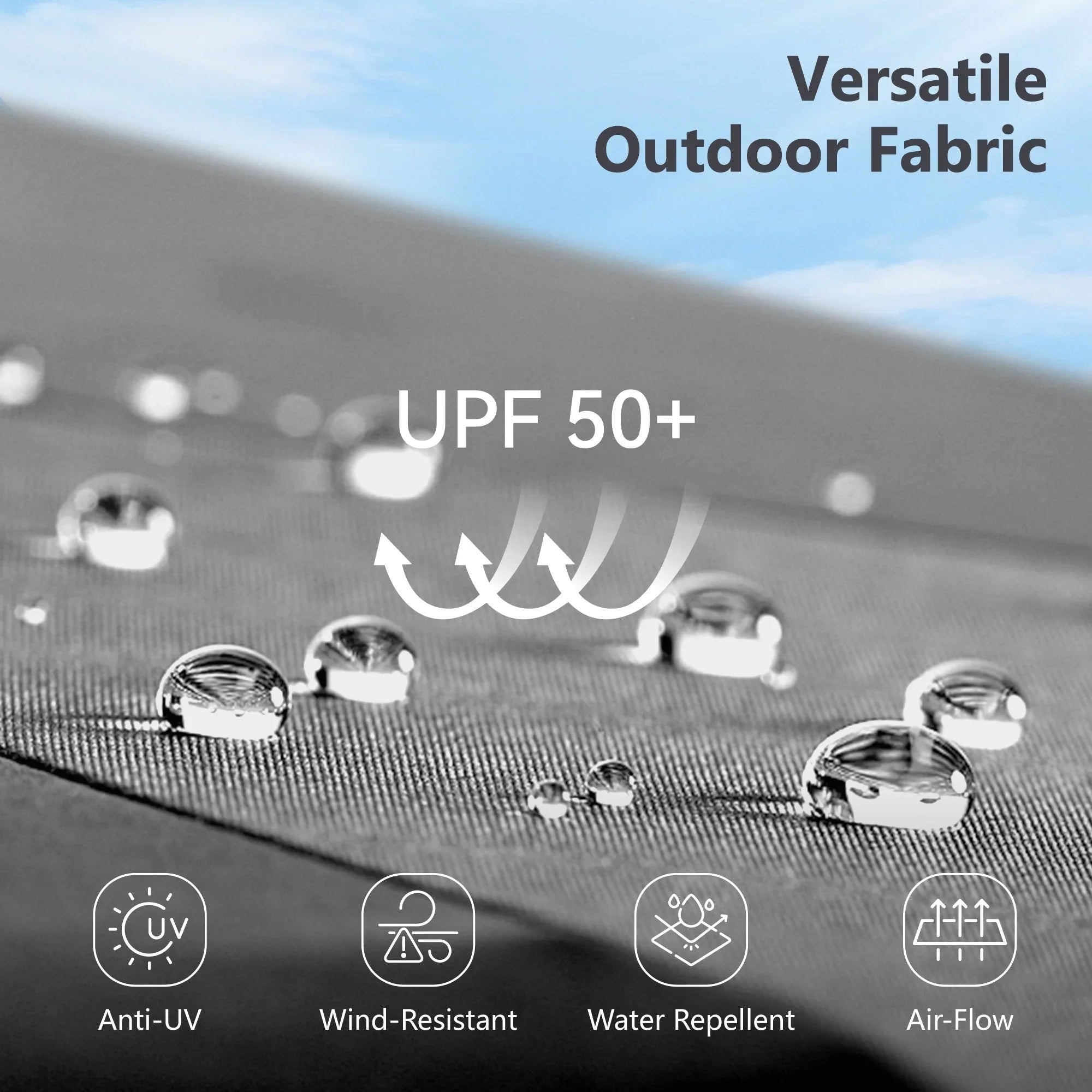 MAISON ARTS 15-foot Rectangular Crank Double-sided Outdoor Market Umbrella Solar LED Lighted Patio Umbrella with Base Included – Image 48