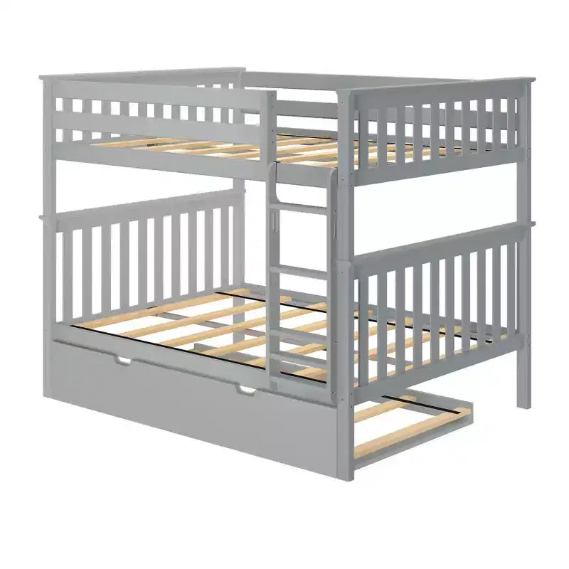 Max & Lily Full over Full Bunk Bed with Trundle Bed – Image 37