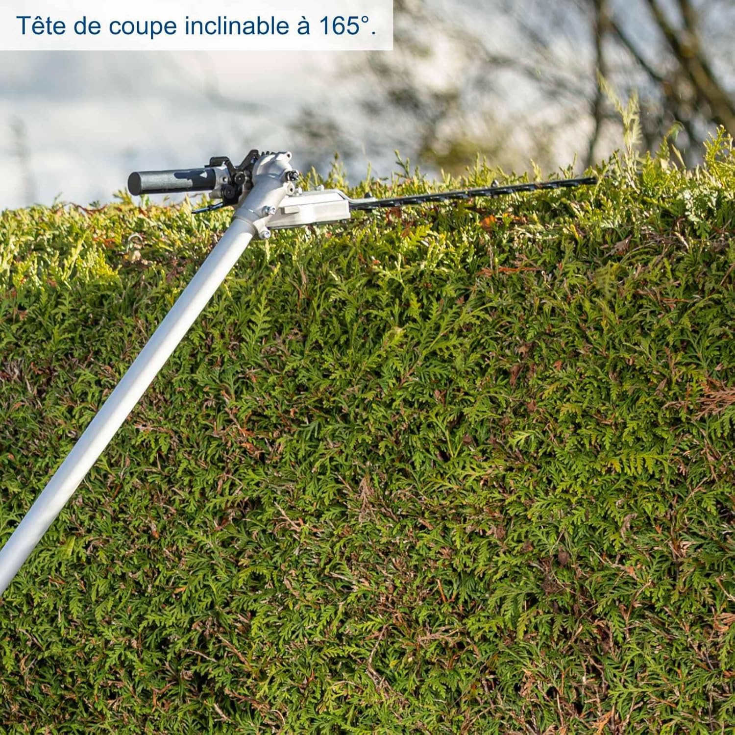 Scheppach Appareil multifonction 4 en 1 BC-MFH400-X 20V Brushless Multigarten, débroussailleuse, taille-haie, haute série 20V-IXES | avec batterie de 2 Ah et double chargeur – Image 7