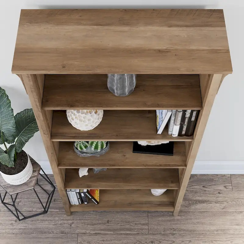 Salinas Tall 5-shelf Bookcase (Set of 2) by Bush Furniture – Image 17