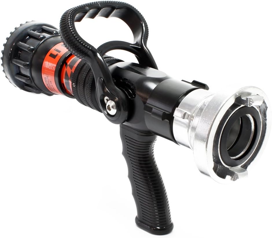 Wiltec Lance d'incendie C2 - avec Jet creux réglable 150/180/300/450/660 l/min - matériel de Lutte contre l'incendie Tuyaux Sapeurs Pompiers Irrigation Arrosage – Image 2