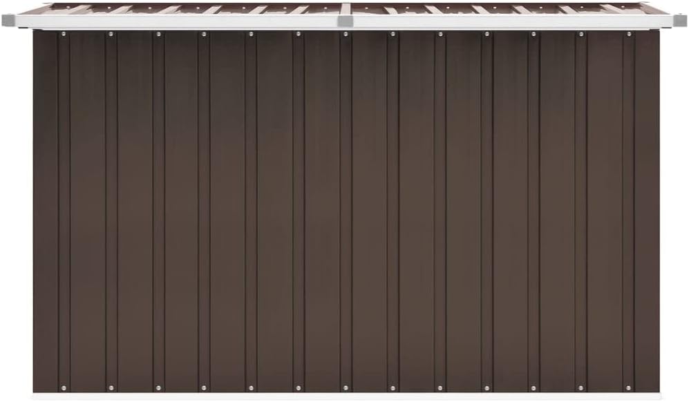 FIRBNUS Coffre de jardin Coffre de rangement extérieur banc extérieur coffre extérieur coffre extérieur grand coffre extérieur 149 x 99 x 93 cm acier galvanisé et plastique – Image 2