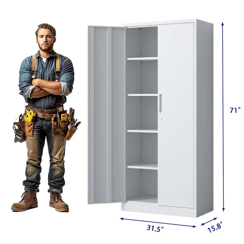 Metal Garage Storage Cabine – Image 15