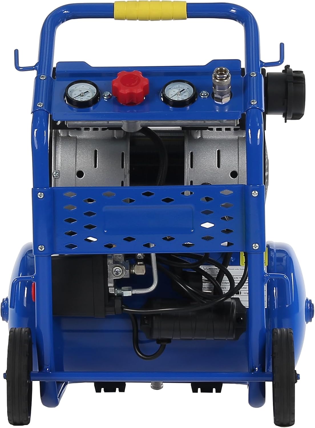 MICHELIN Compresseur d'Air Mobile Silencieux MX 10/1, Compresseur d'Air Sans Huile, Pression Maximale 8 Bar, Puissance 1 CV, Réservoir 10 litres, Niveau Sonore 58 dB LpA – Image 6