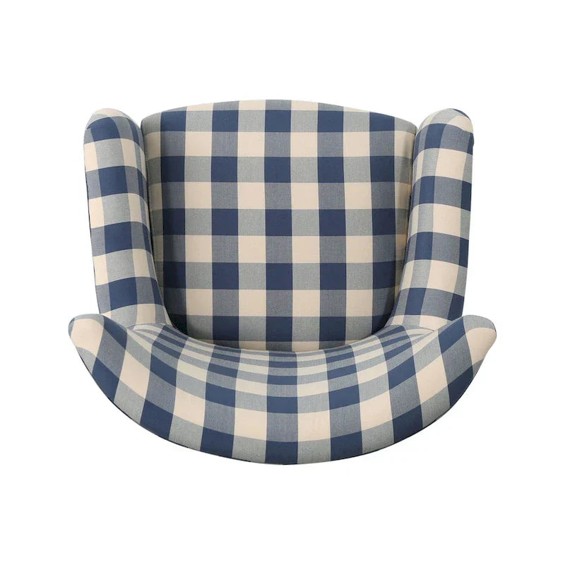 Modern Retro 30.25 High Back Upholstered Arm Chair with Wood Legs for Living Room – Image 27