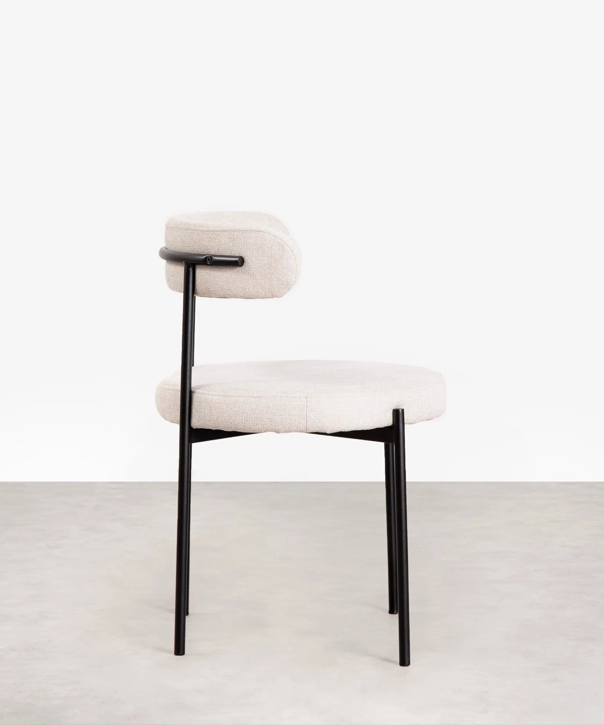 Silla de Comedor en Tela y Metal Alexia – Image 15