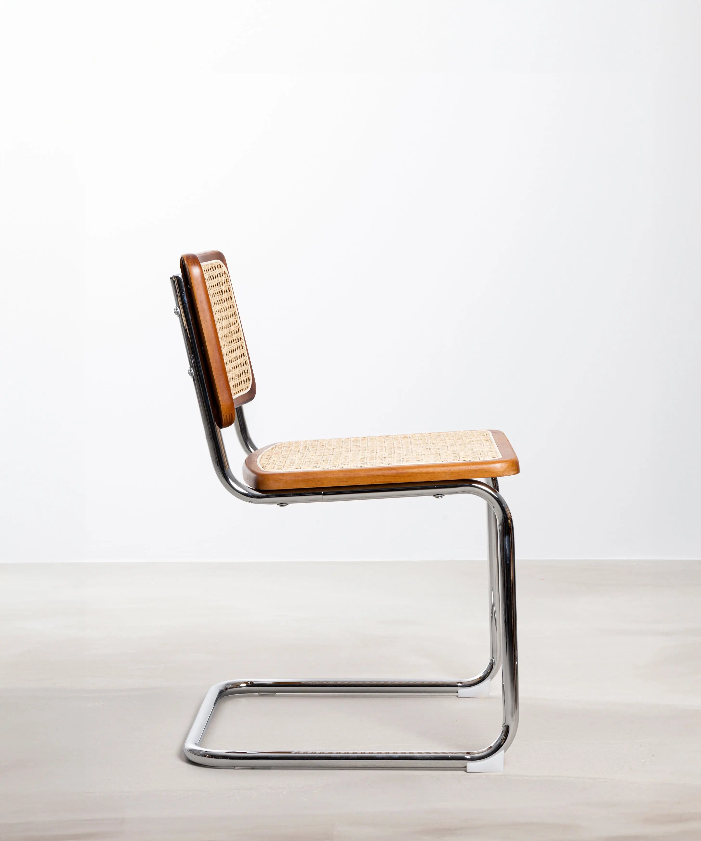 Silla de Comedor de Madera, Ratán y Metal Candy – Image 12