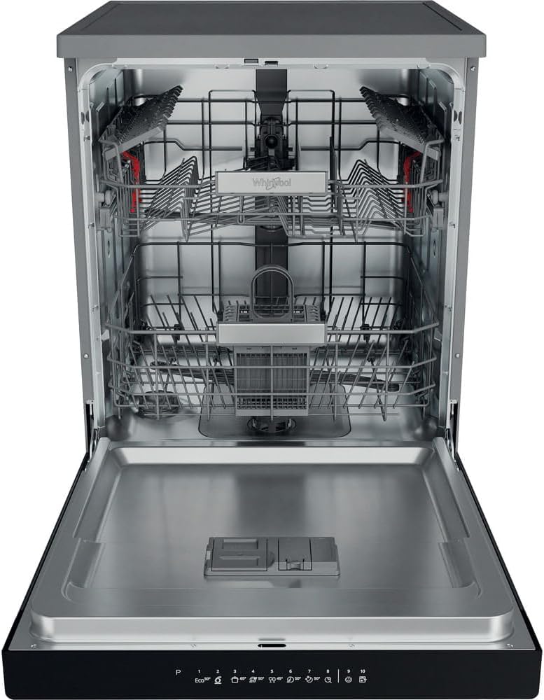 Whirlpool Lave-vaisselle, couleur inoxydable, grande capacité – WFO 3T141 X – Image 8