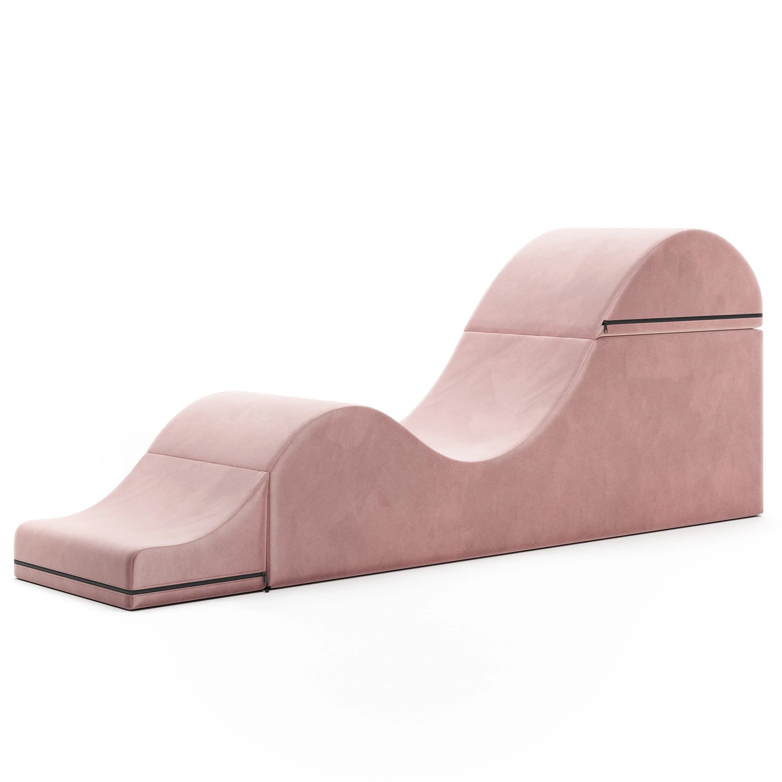 Avana Kami Convertible Chaise / Yoga & Massage - 2-In-1 Ottoman with Concealed Fold Out Yoga Lounge Chair, Microvelvet - N/A – Image 30