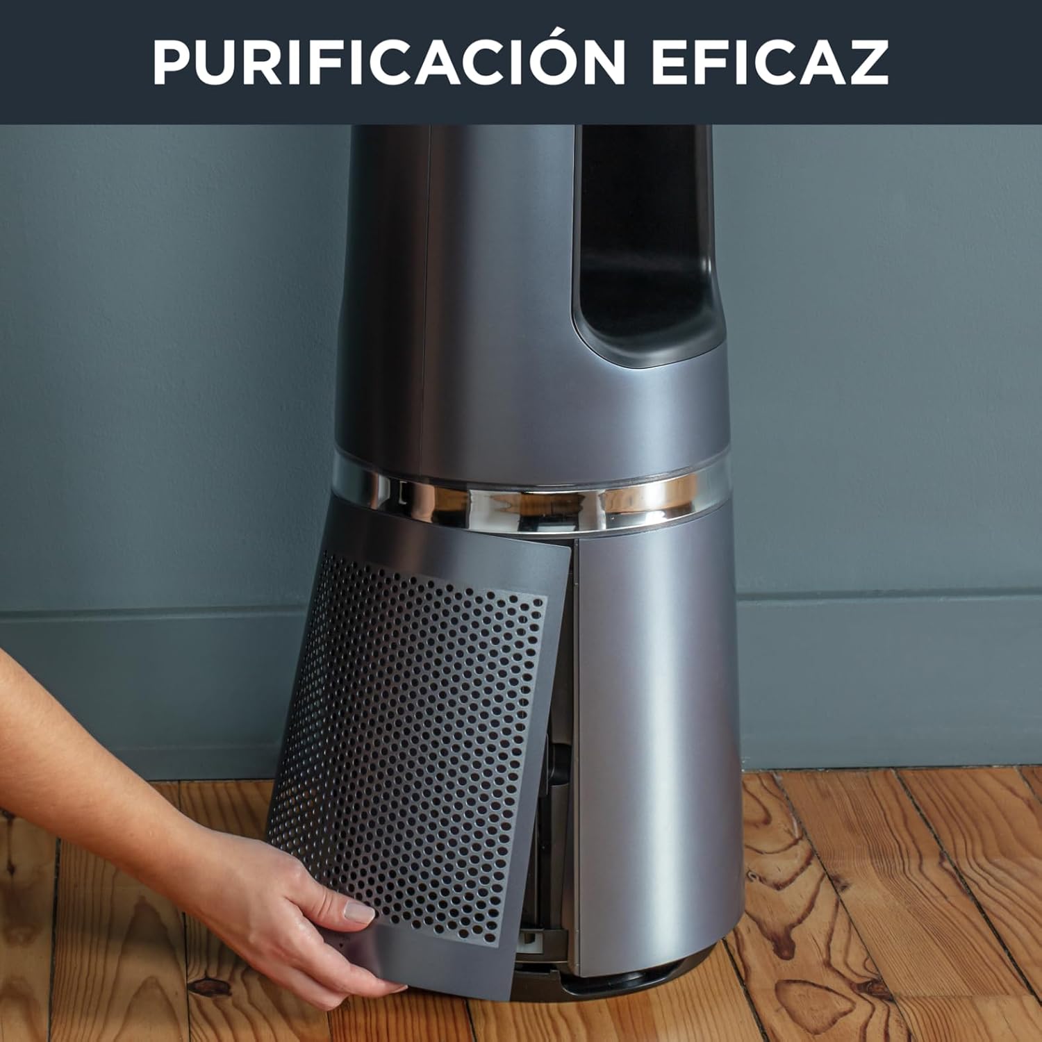 Rowenta Eclipse 2-en-1 Ventilateur purificateur, Ventile et filtre l'air, Particules fines, 32 dB (A), Puissant, Oscillation, 12 vitesses, Minuteur, Départ différé QU5030F0 – Image 9