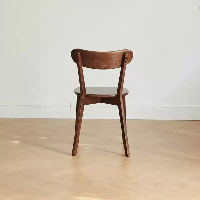 MAYEERTY Set of 4 Oak Solid Wood Dining Chairs, Wooden Chairs for Kitchen Dining Room Living Room – Image 6