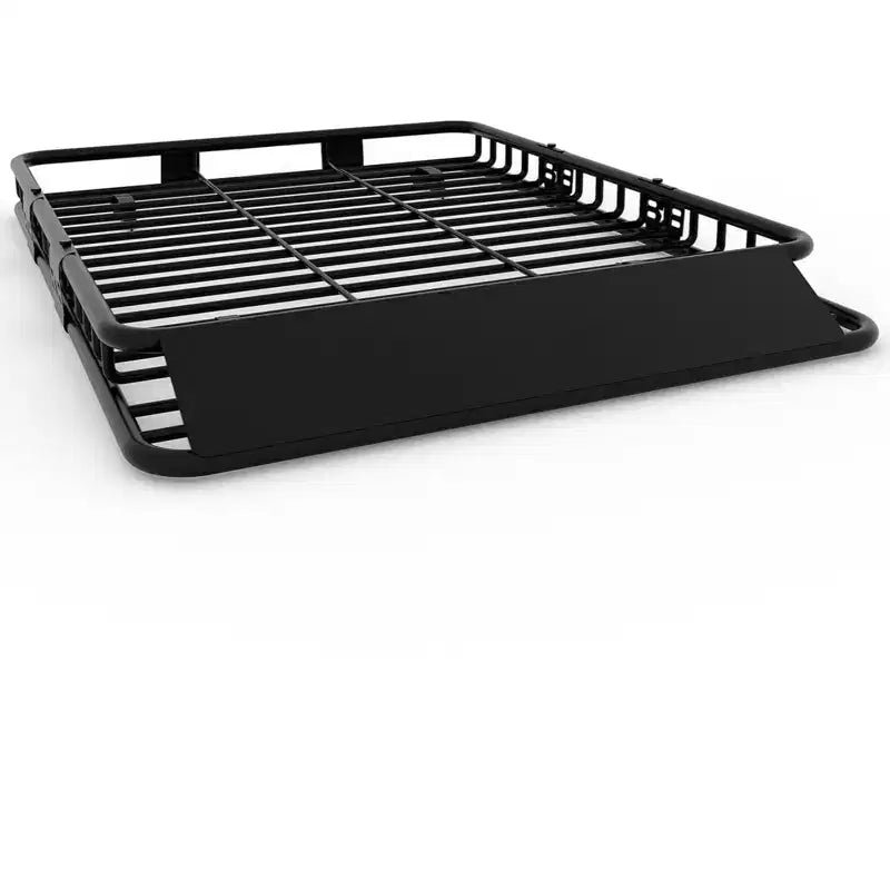 Global Heavy Duty Roof Rack Cargo Basket Steel Construction, 200 lbs Capacity, Large Luggage Carrier for SUVs, Cars, Trucks