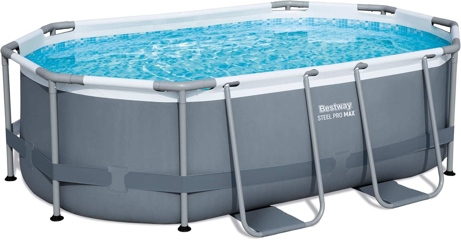 Bestway Steel Pro Max Kit Piscine Hors Sol - 305 cm x 200 cm x 84 cm - Gris – Image 8